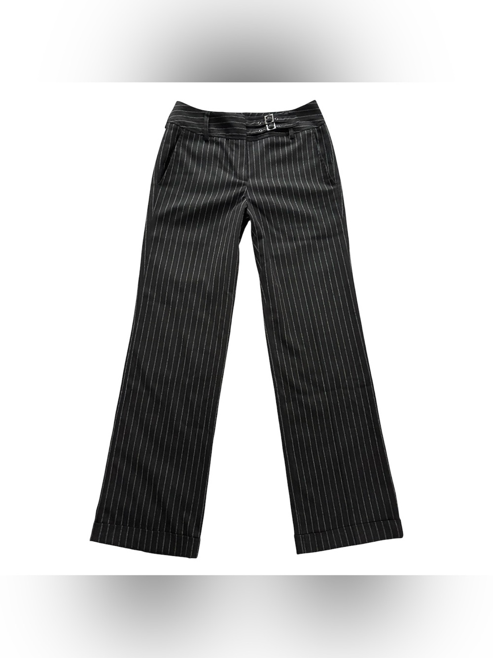 Vintage 90s Larry Levine flared pinstripe pants